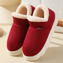 Pantufa de Inverno Peluciada Adulto cor Vermelho Peluciado tamanho 38-39 Raizza Kids