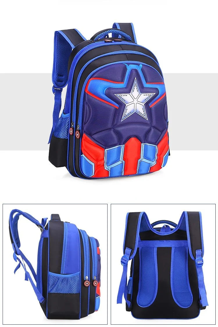 Mochila Escolar Capitão América Premium