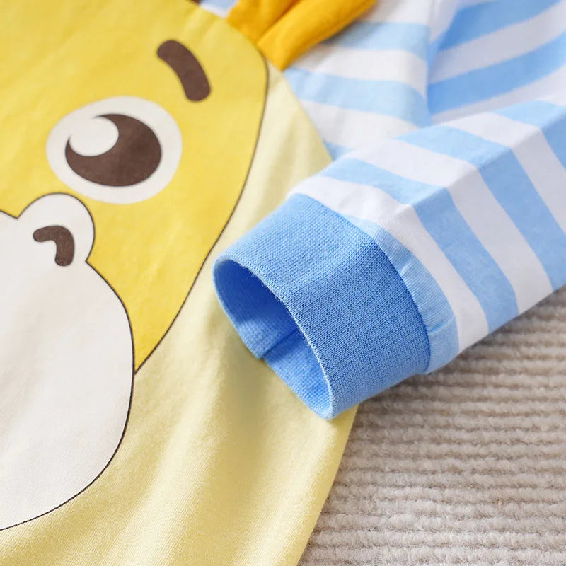 Macacão Bebê Cervo em Algodão detalhe 5 Raizza Kids