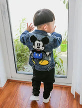 Jaqueta Jeans Infantil Mickey - Raizza