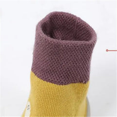 Meia-Sapatilha-com-Sola-Antiderrapante-Coelho-Amarelo-Raizza-Kids