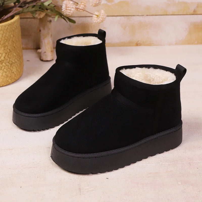 Botinha Feminina de Inverno Forrada cor Preto tamanho 36 Raizza Kids