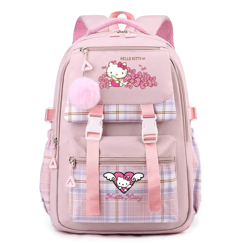 Mochila Escolar Hello Kitty Impermeável