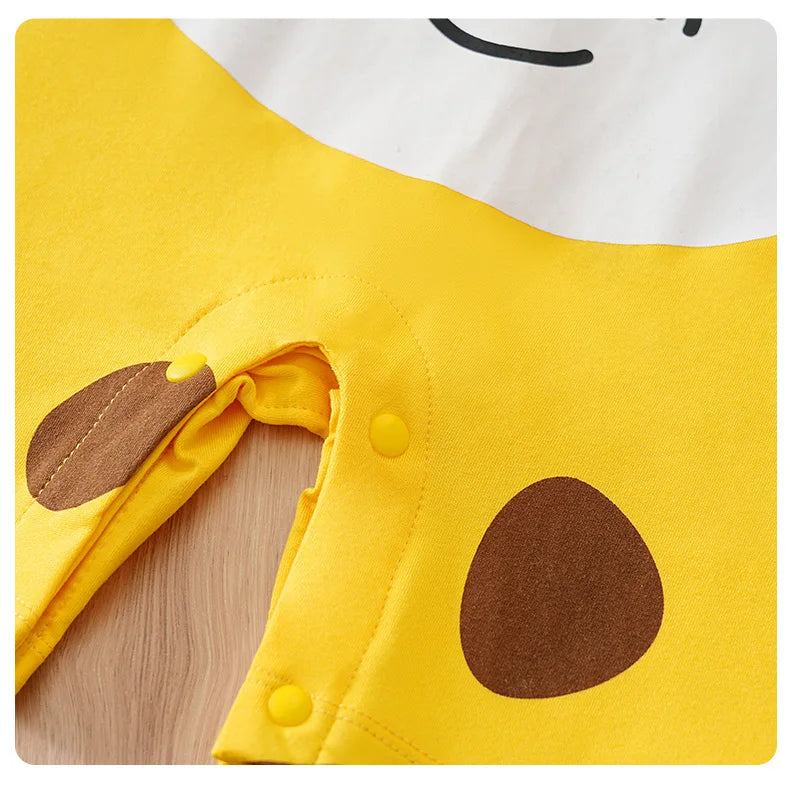Body Bebê Girafa com Orelhinhas detalhe 14 Raizza Kids