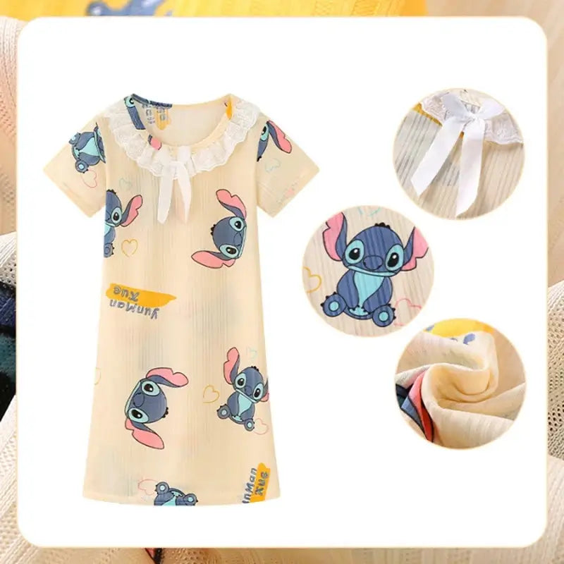 Camisola-Infantil-Stitch-Conforto-Algodão-Raizza-Kids