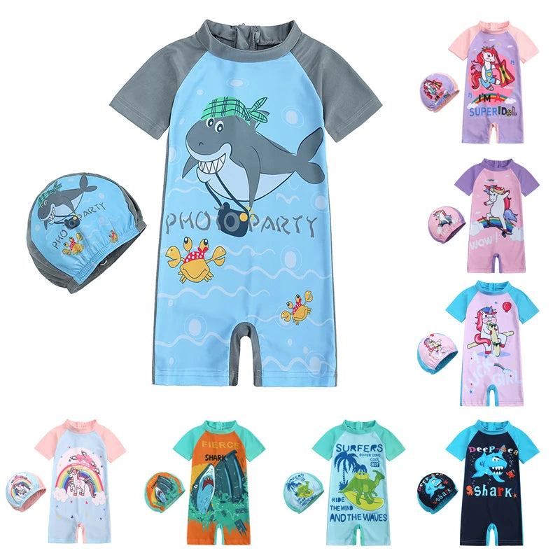 Roupa de Banho Infantil Personagens Fun