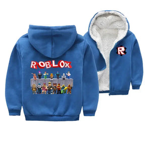 Casaco-Infantil-Roblox-de-Algodão-Peluciado-Azul-Raizza-Kids