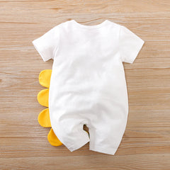 Body Bebê Crocodilo 3D em Algodão detalhe 3 Raizza Kids