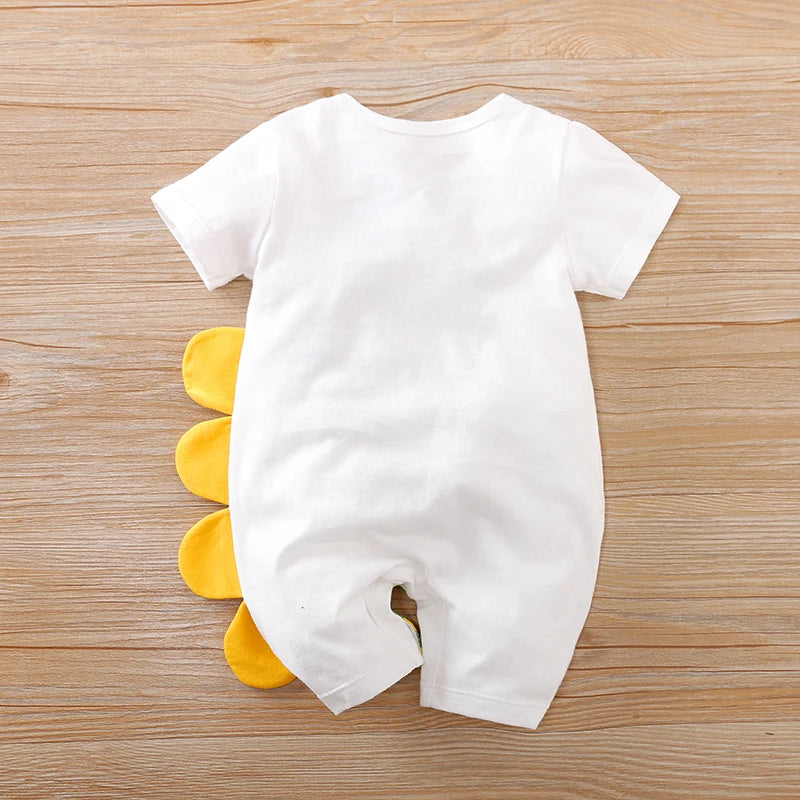 Body Bebê Crocodilo 3D em Algodão detalhe 3 Raizza Kids