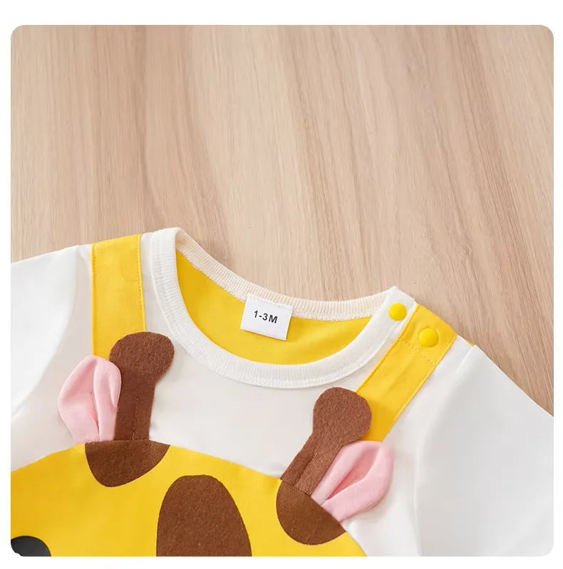 Body Bebê Vaquinha com Chifrinhos detalhe 20 Raizza Kids