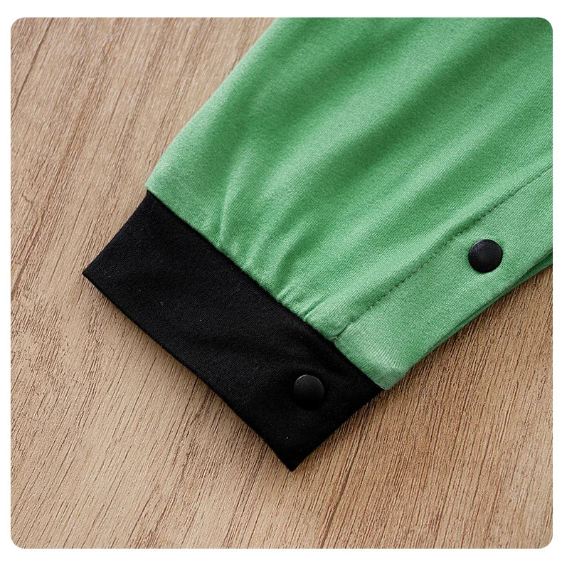 Macacão Bebê Menino Zebra Verde detalhe 13 Raizza Kids