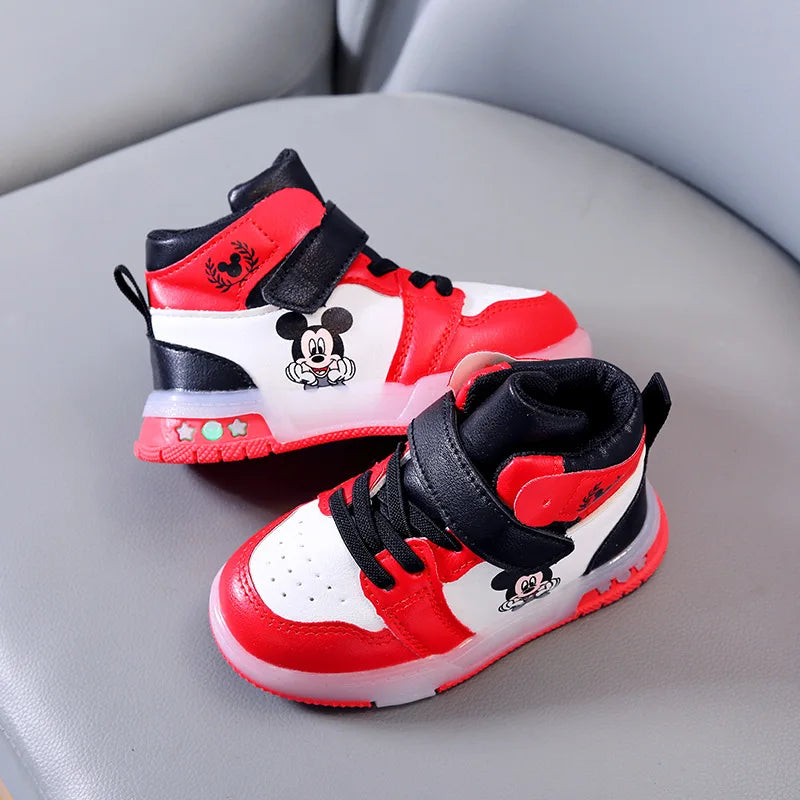 Tênis Infantil Mickey e Minnie de Led