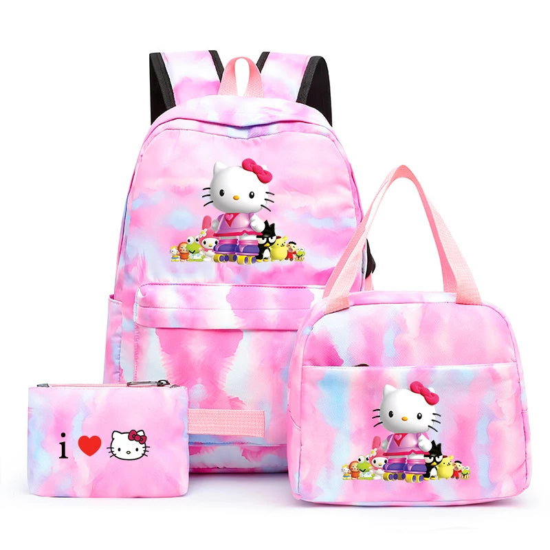 Mochila Escolar Hello Kitty