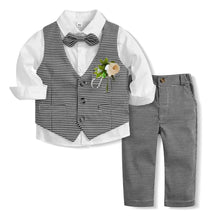 Conjunto Infantil Social Elegante Cinza- Raizza