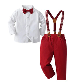 Conjunto Infantil Social com Suspensório - Raizza