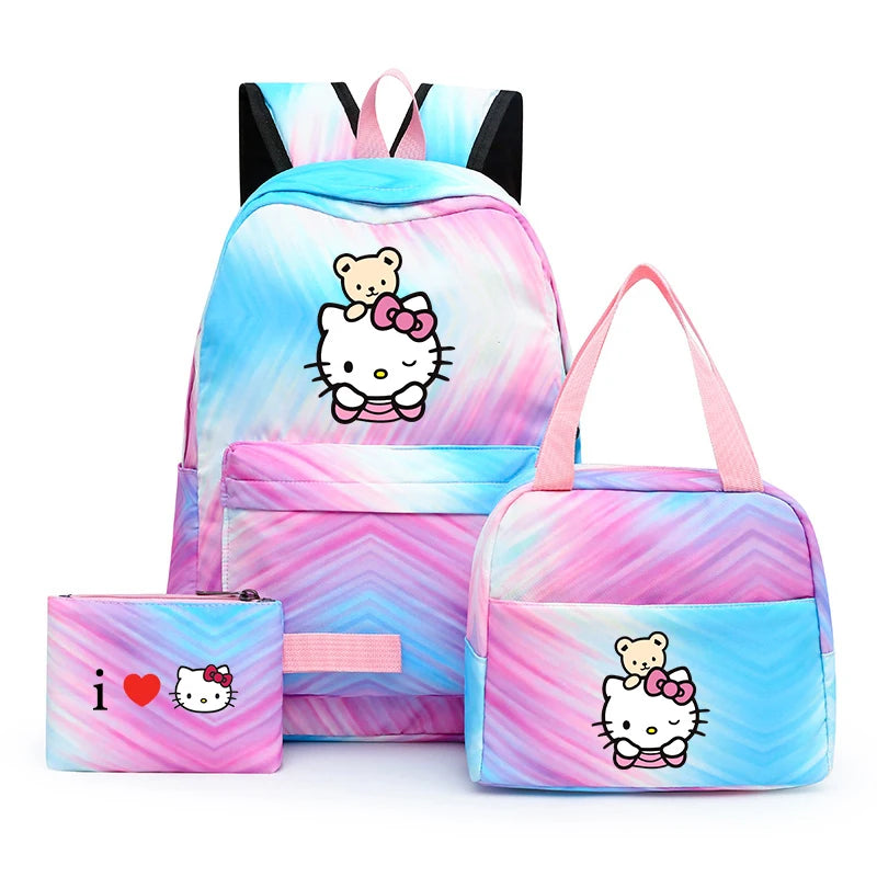 Mochila Escolar Hello Kitty