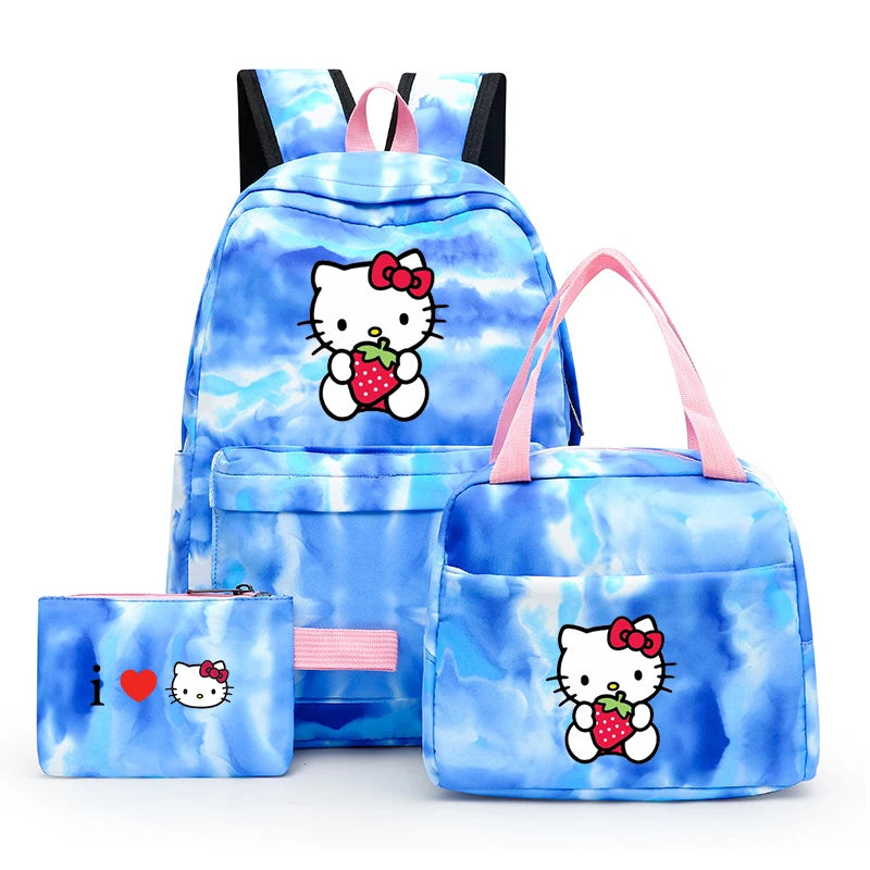 Mochila Escolar Hello Kitty