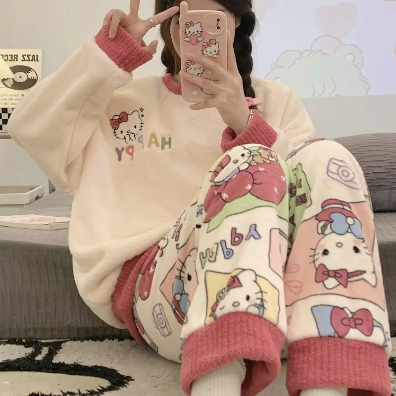 Pijama Feminino Hello Kitty Comfort