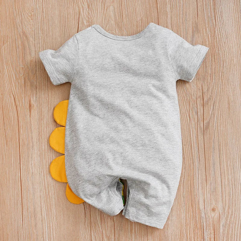 Body Bebê Crocodilo 3D em Algodão detalhe 4 Raizza Kids