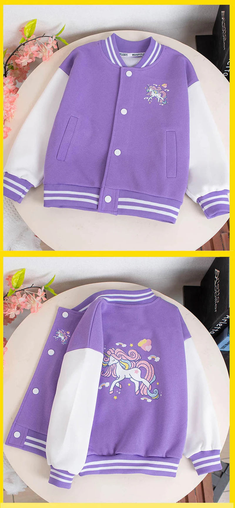 Jaqueta Infantil Unicórnio
