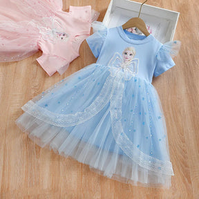 Vestido Infantil Frozen Elegante