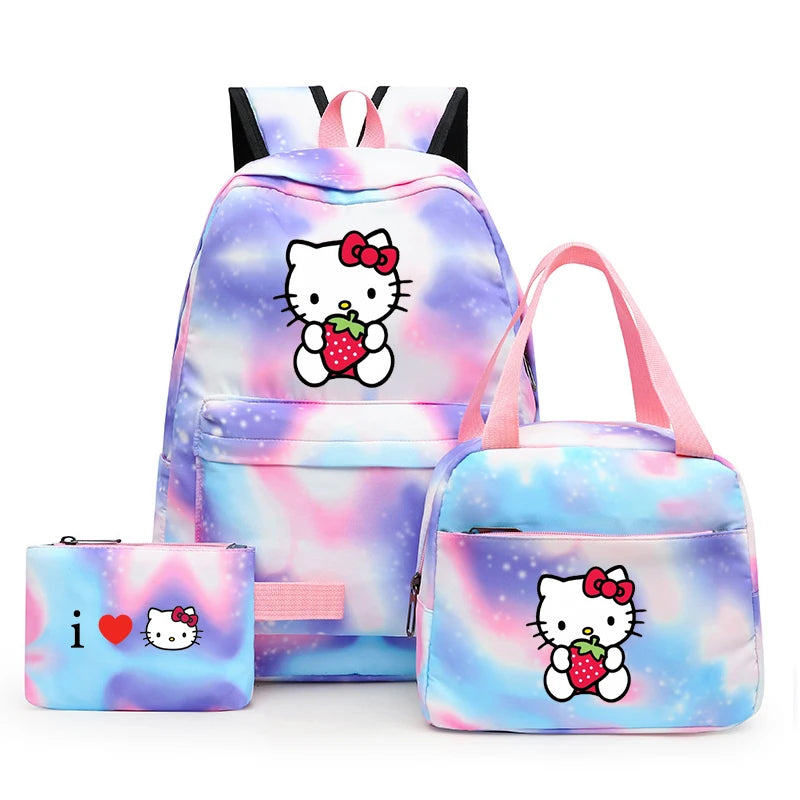 Mochila Escolar Hello Kitty