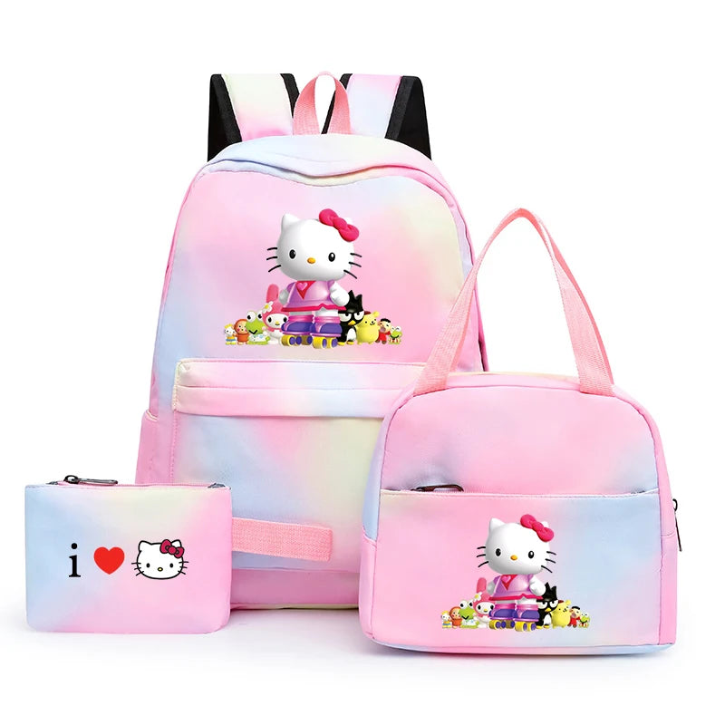 Mochila Escolar Hello Kitty