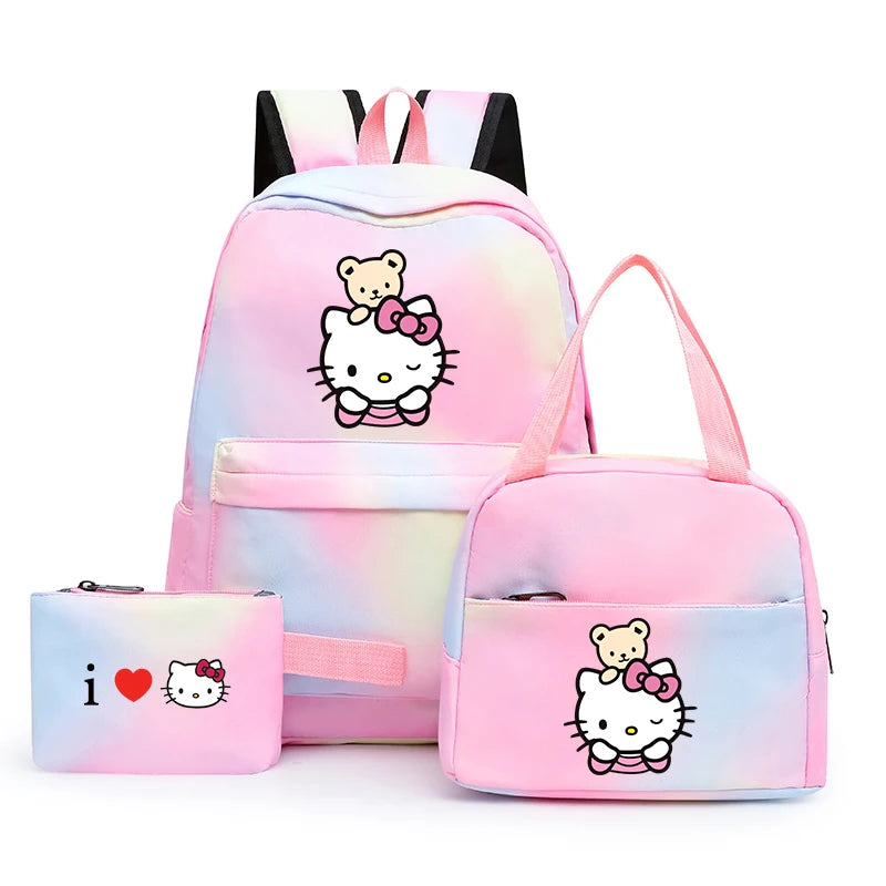 Mochila Escolar Hello Kitty