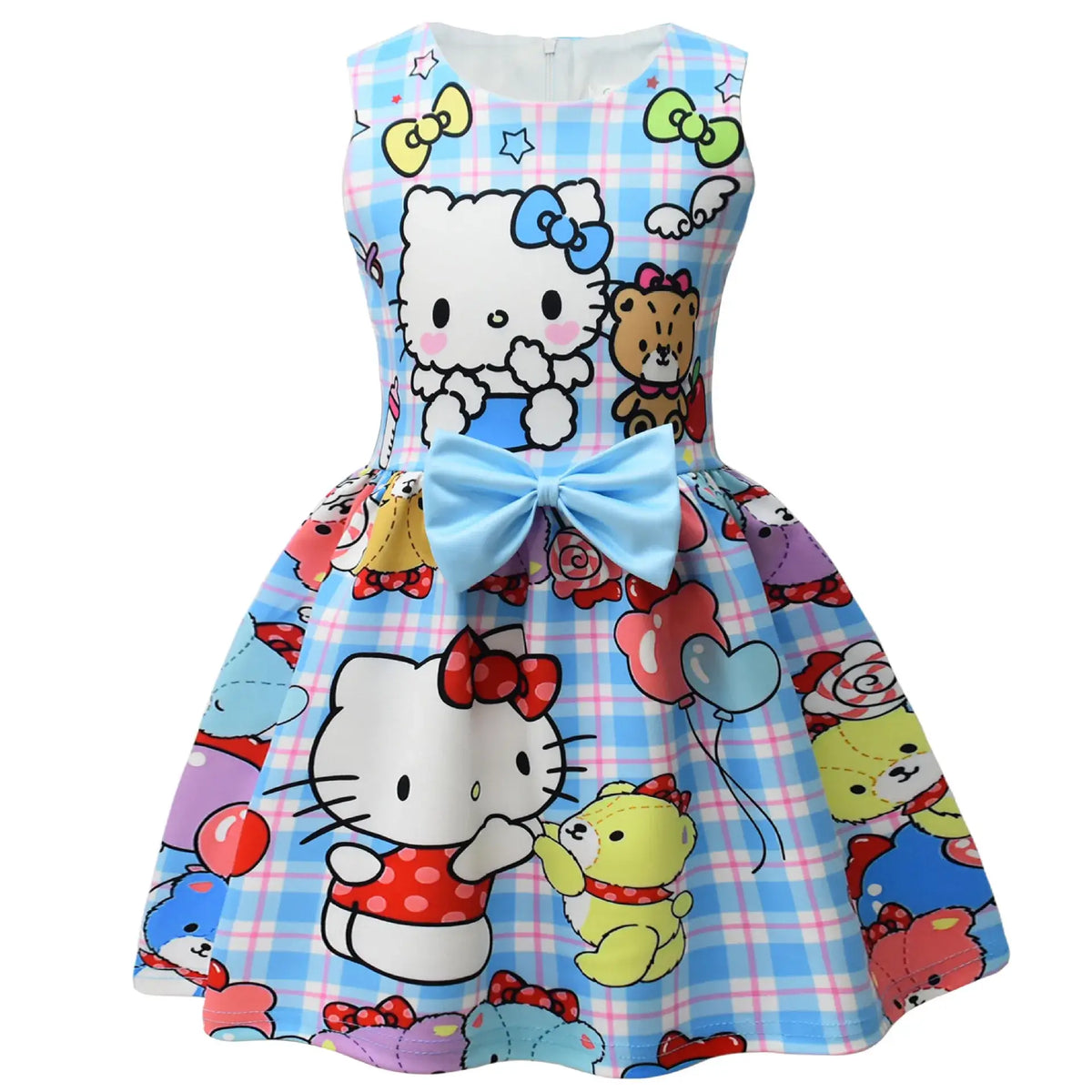 Vestido Infantil Hello Kitty Festa