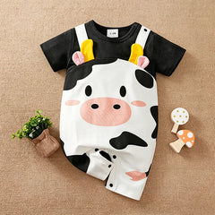 Body Bebê Vaquinha com Chifrinhos detalhe 3 Raizza Kids