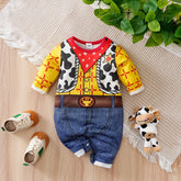 Macacão Bebê Anime Amarelo cor Amarelo tamanho 1 a 3 meses Raizza Kids