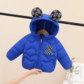 Jaqueta Puffer Infantil Casaco do Mickey