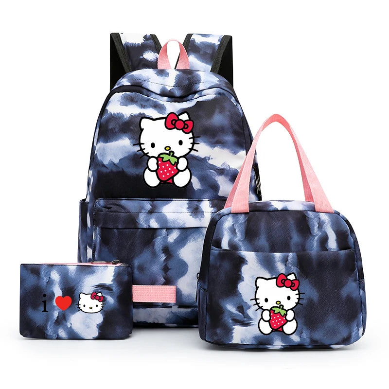 Mochila Escolar Hello Kitty