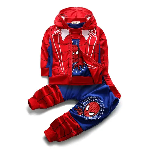 Conjunto de Moletom Infantil Homem Aranha com 3 Peças - Raizza