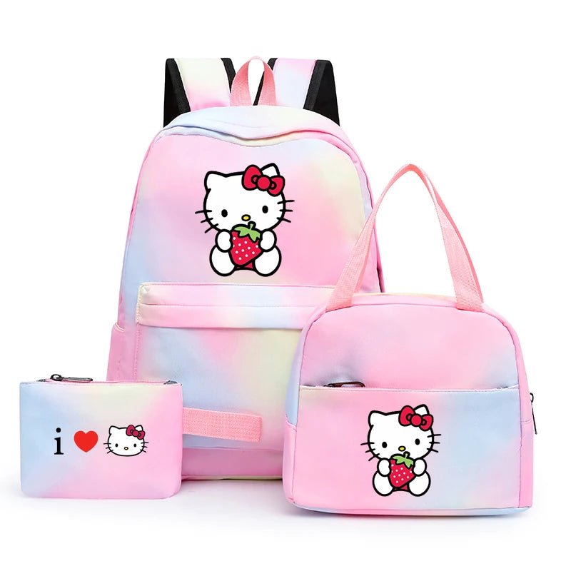 Mochila Escolar Hello Kitty