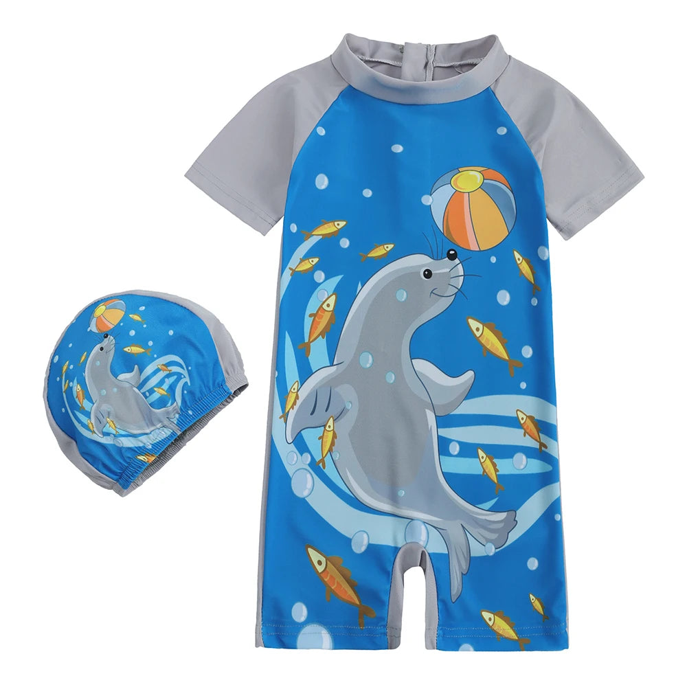 Roupa de Banho Infantil Personagens Fun