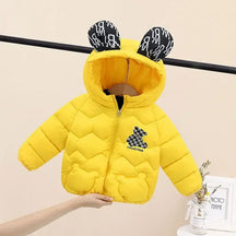 Jaqueta Puffer Infantil Casaco do Mickey