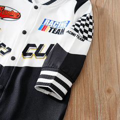 Macacão Bebê Corrida Racing detalhe 5 Raizza Kids