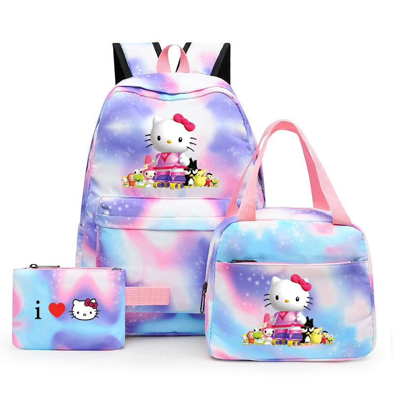 Mochila Escolar Hello Kitty