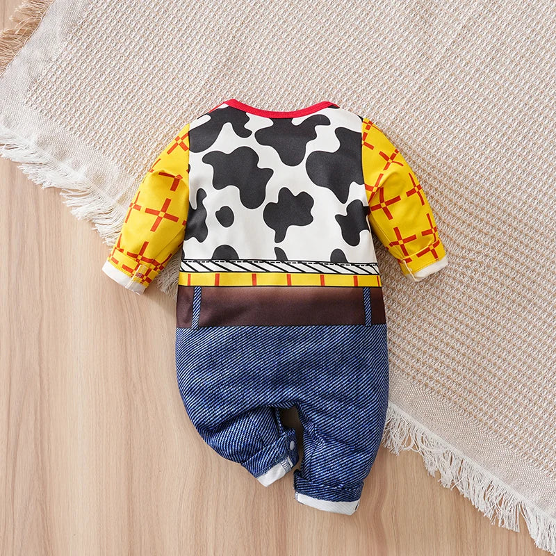 Macacão Bebê Anime Amarelo detalhe 2 Raizza Kids