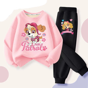 Conjunto Moletom Infantil Patrulha Canina Skye Confortável