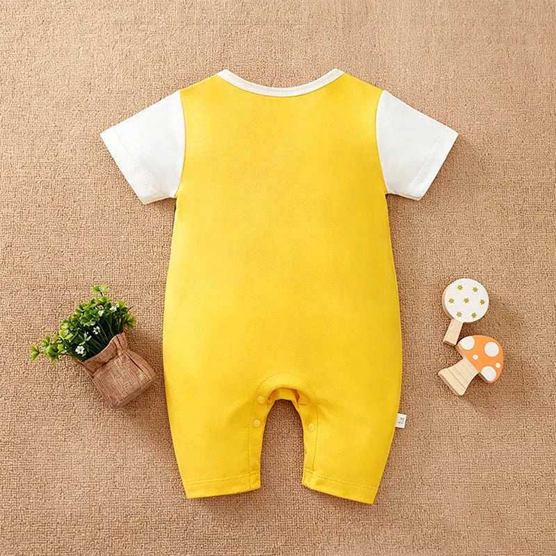 Body Bebê Girafa com Orelhinhas detalhe 3 Raizza Kids