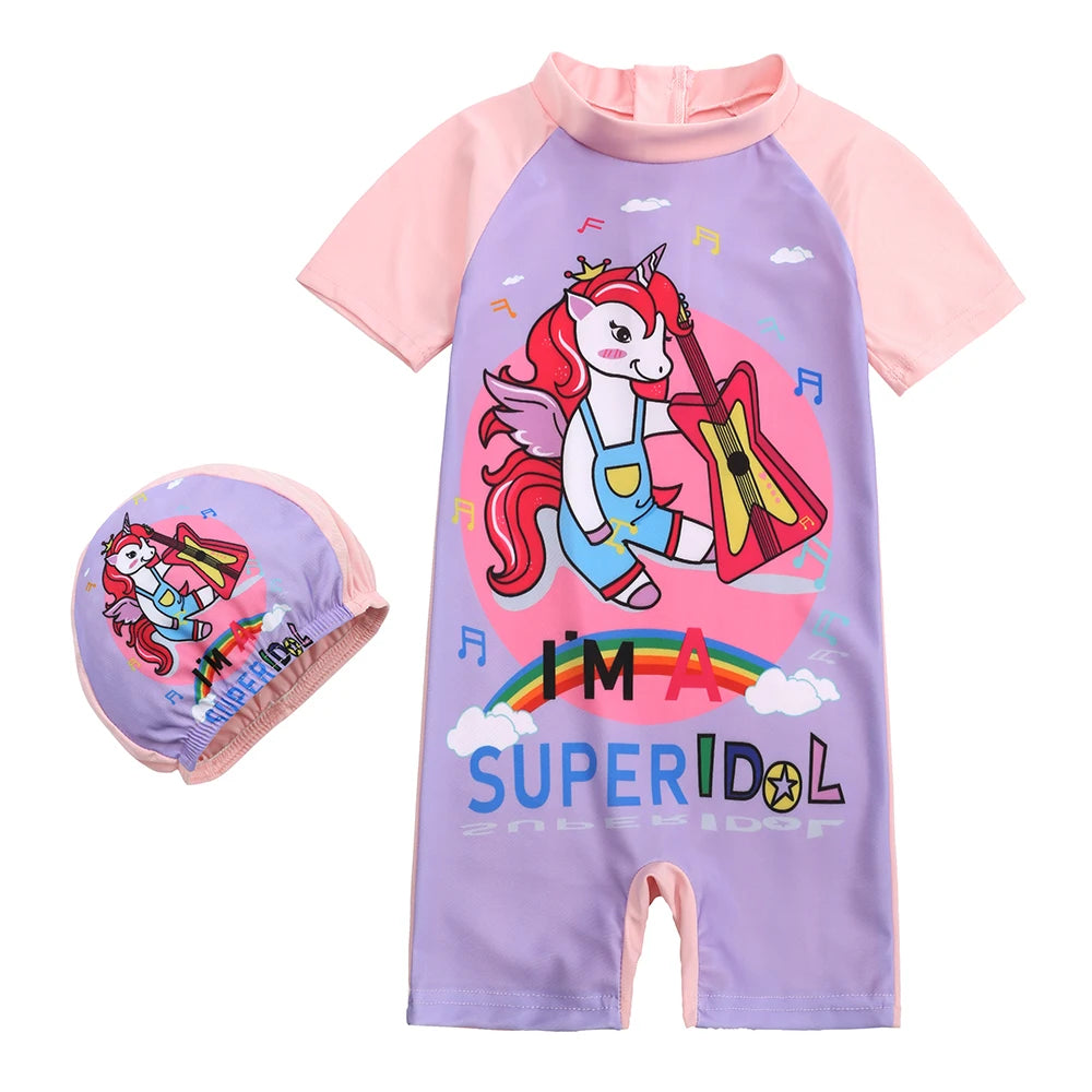 Roupa de Banho Infantil Personagens Fun