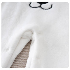 Macacão Bebê Inverno Flanela Neve detalhe 14 Raizza Kids