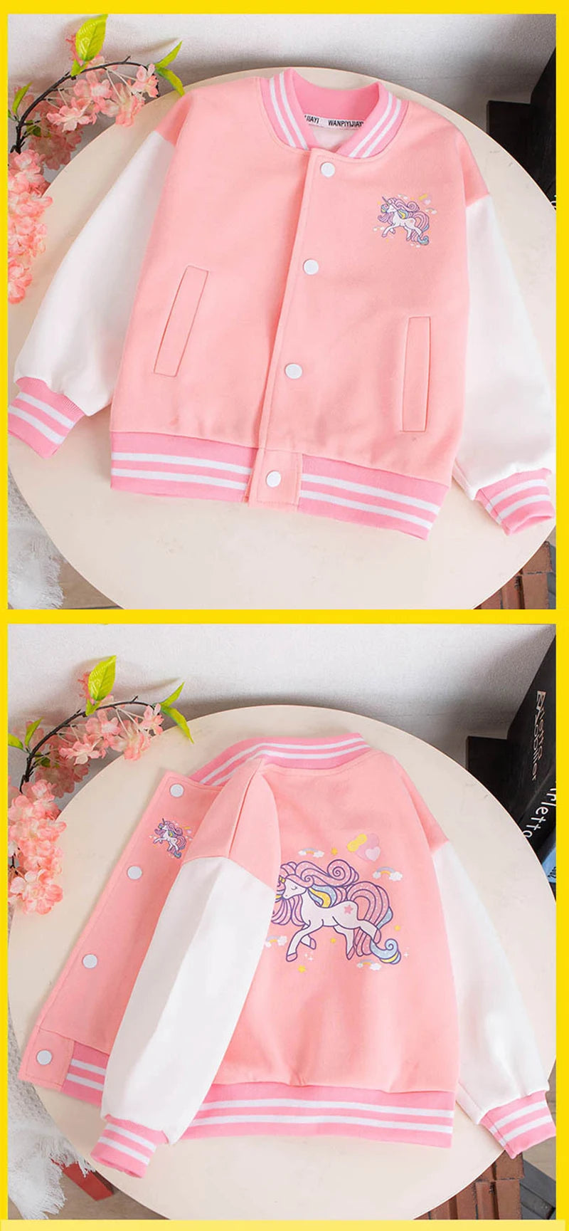 Jaqueta Infantil Unicórnio