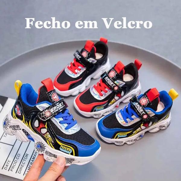 Tênis-Infantil-Homem-Aranha-Confortável-Estiloso-Raizza-Kids