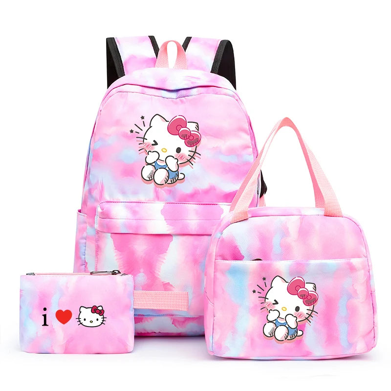 Mochila Escolar Hello Kitty