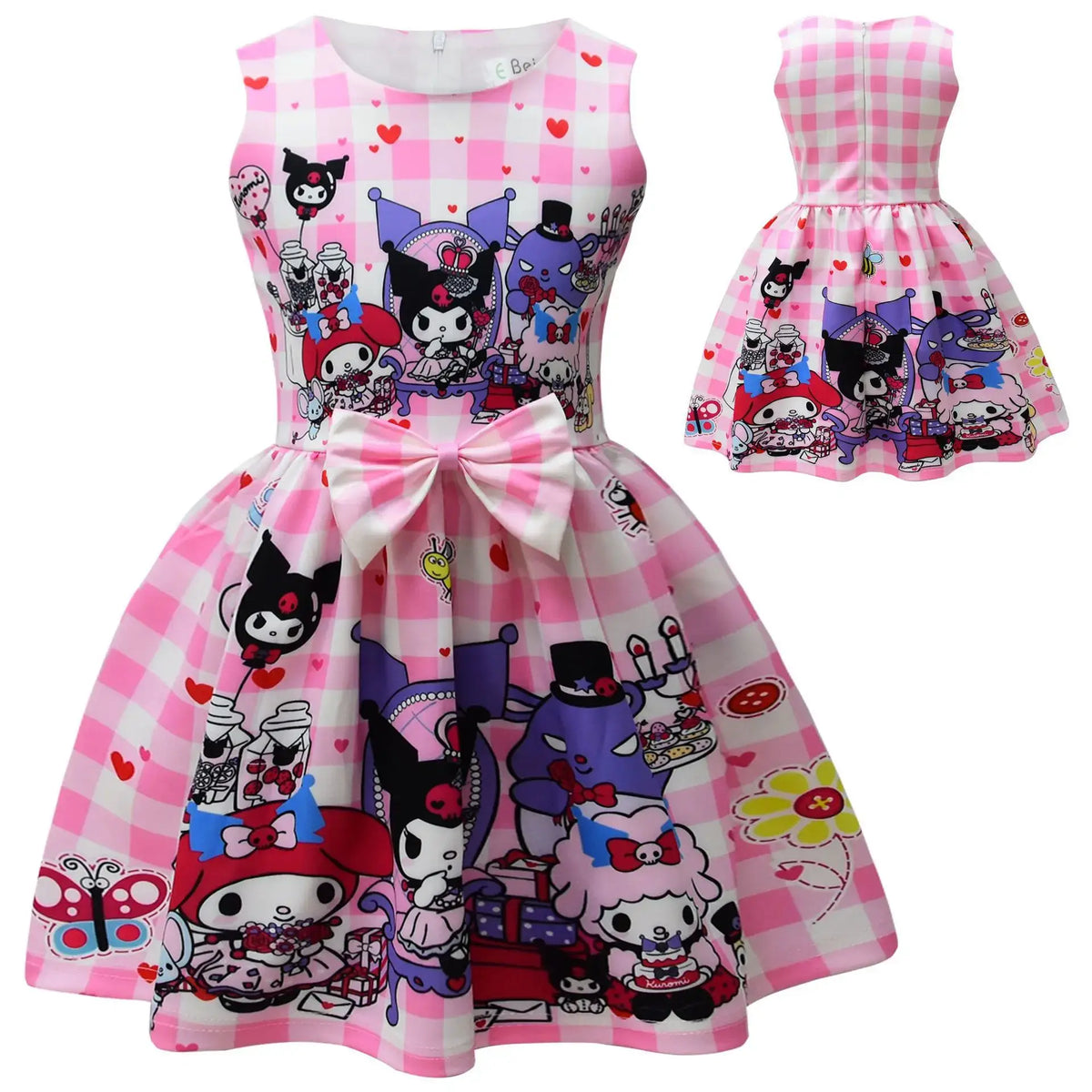 Vestido Infantil Hello Kitty Festa