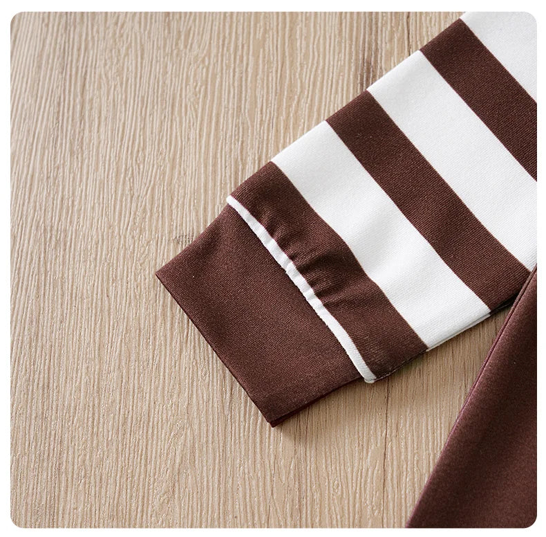 Macacão Bebê Peru Listrado detalhe 11 Raizza Kids