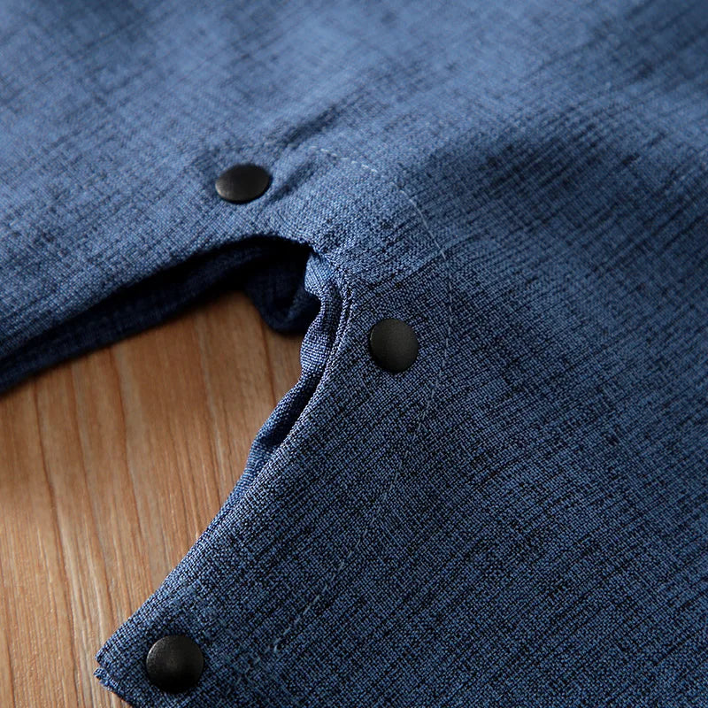 Body Bebê Gentleman Manga Curta detalhe 6 Raizza Kids